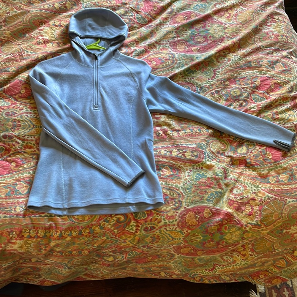 Authentic and Gorgeous EUC Ibex Pullover Hoodie Jacket 1/2 zip